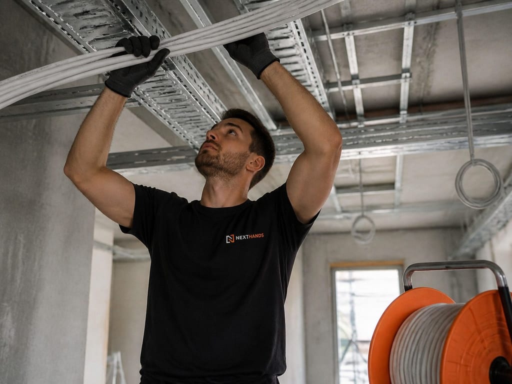 Elektrotechniek op een technische werkplek