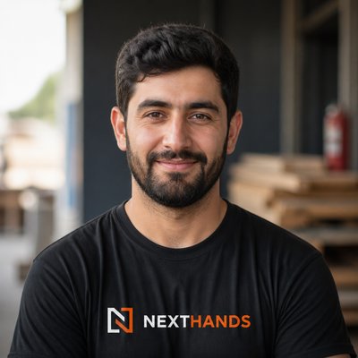 Bilal, nu elektromonteur via NEXTHANDS